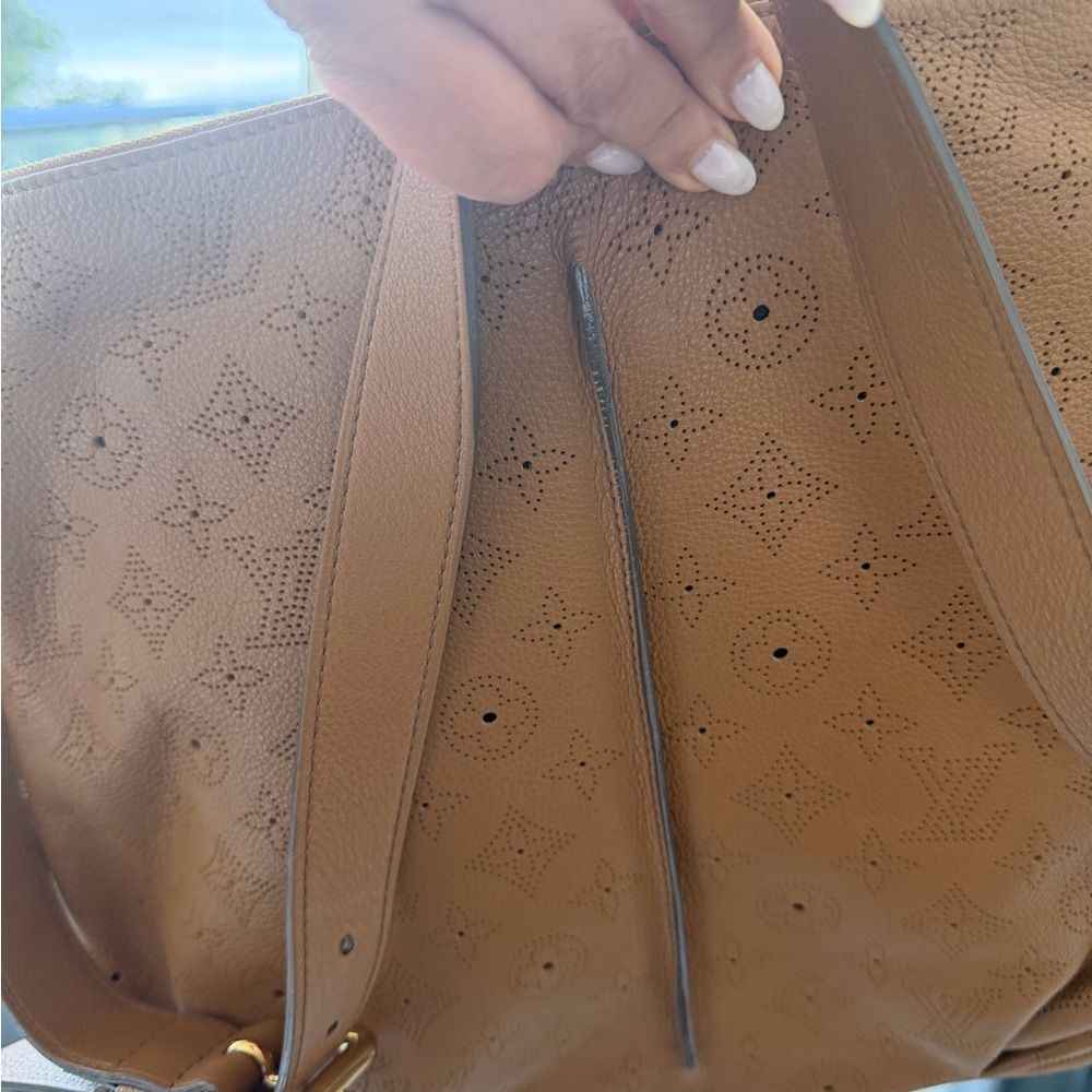 Louis Vuitton Caramel Crossbody Handbag with Bag Charm and Pouchette - Picture 4 of 16